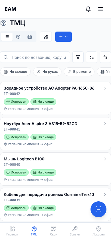 Мобильные активы